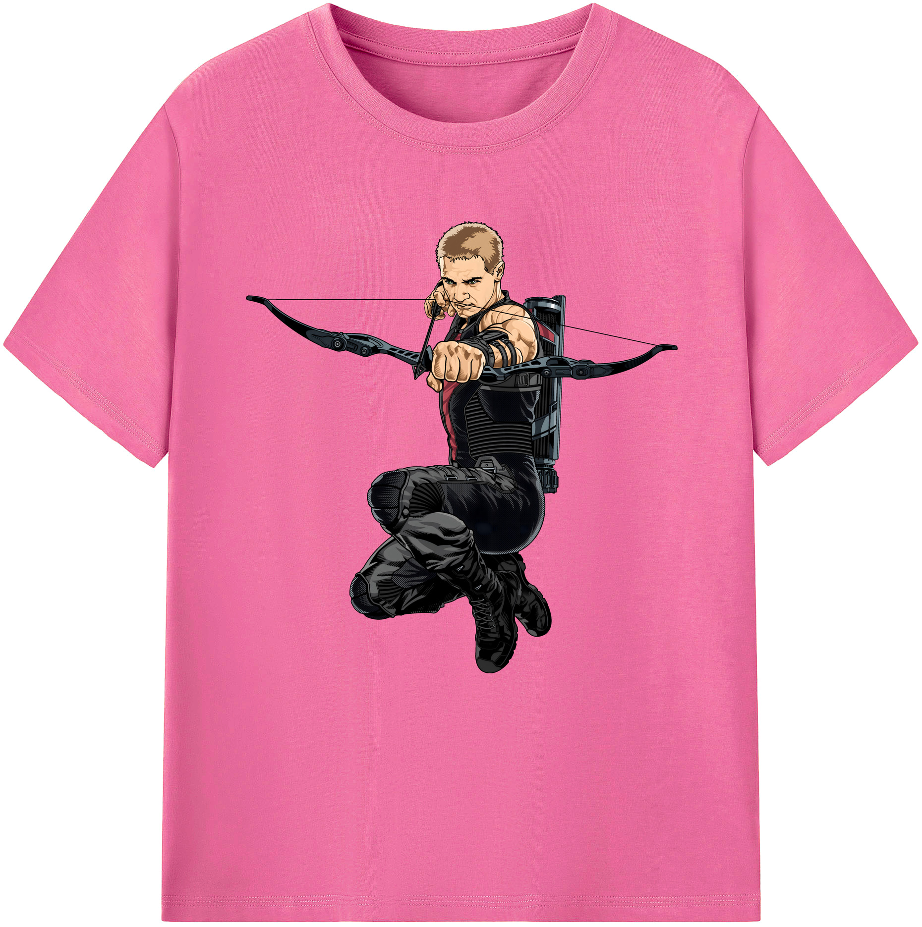 （画像用） アベンジャーズ The Avengers レディースカジュアルプリントTシャツ（綿100％）
